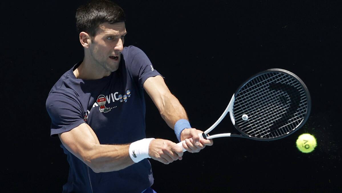 Novak Djokovic has our knickers in a knot over the visa debacle. Picture: Getty Images
