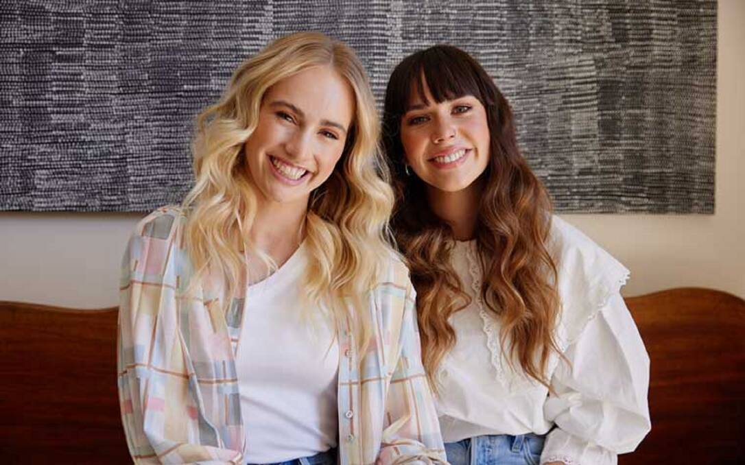 YOUNG ENTREPRENEURS: This year, as part of Women's Health Week, co-founders of TABOO, Isobel Marshall and Eloise Hall, were chosen as the first ever joint ambassadors. Photo: Supplied