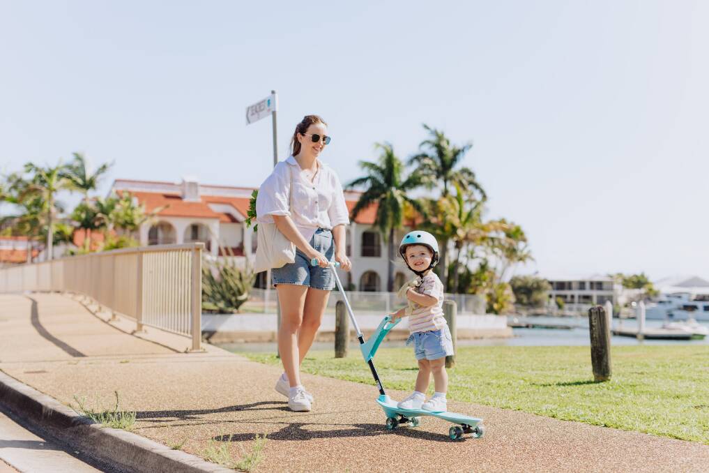 NO PRAM REQUIRED: Your little one will love a daily outing if they are learning how to conquer skateboarding. 
