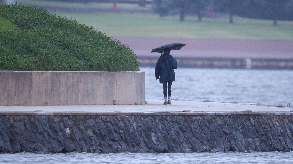 Canberra was hit with rain over the weekend. Picture: Sitthixay Ditthavong