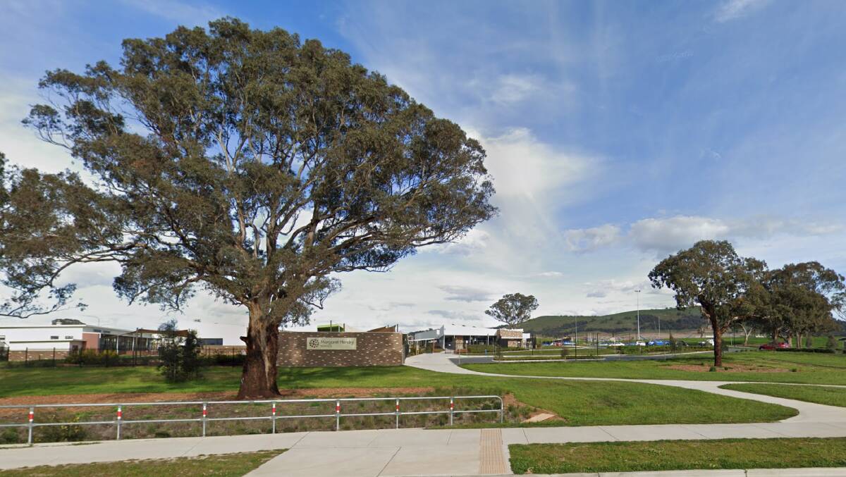 The ACT government will invest $1 million to expand Margaret Hendry Primary School in Taylor. Picture: Google 