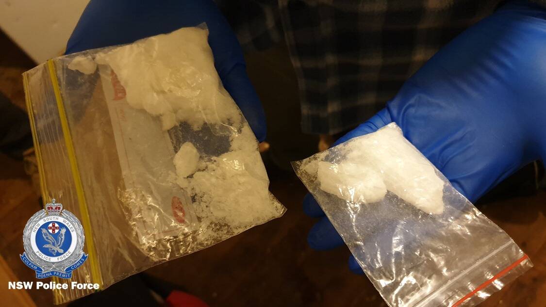 Drugs seized from a car in Queanbeyan on Thursday. Picture: NSW Police Force