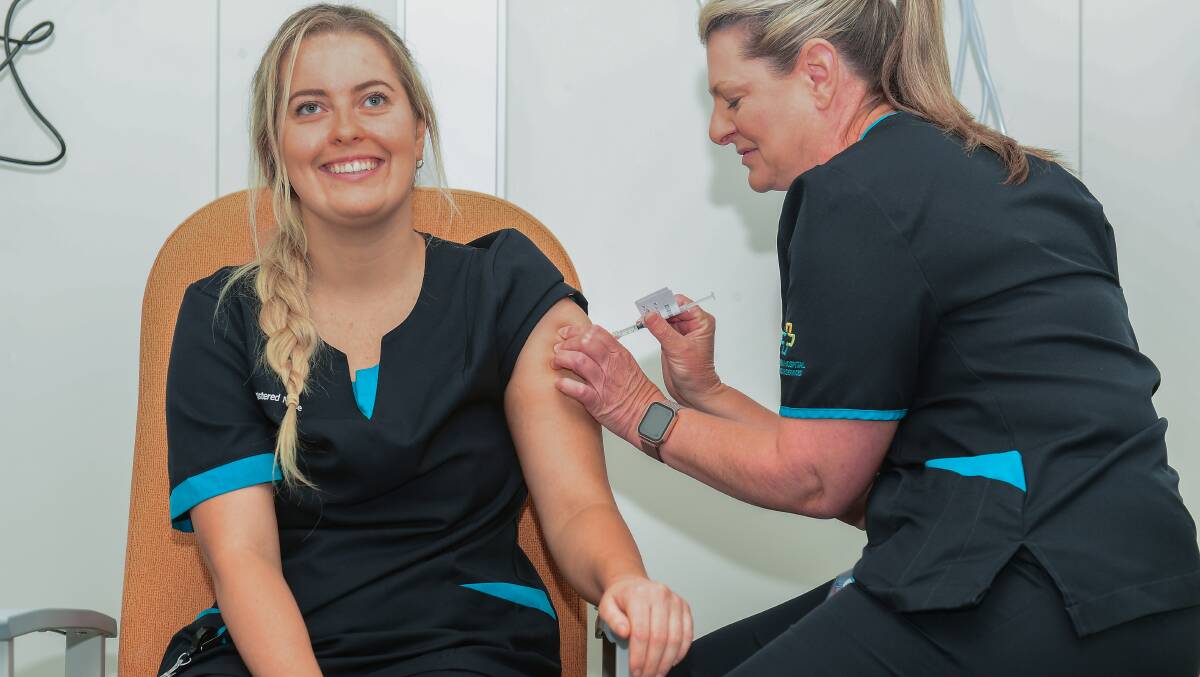 People eligible for Phase 1b bookings are able to make appointments with GPs to get the jab from Wednesday. Picture: Karleen Minney