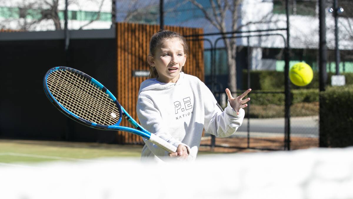 Amaya Muench will head to Paris in August for the next step of her tennis career. Picture: Keegan Carroll