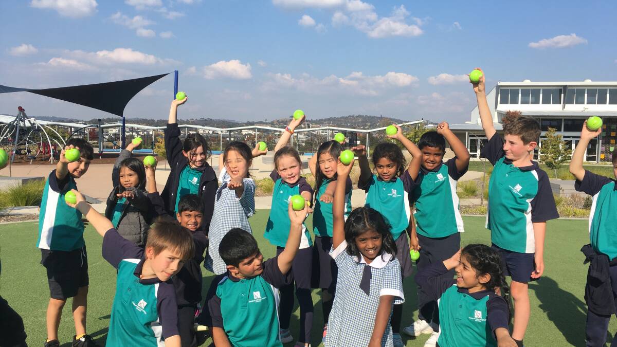 Students at Charles Weston School have flocked to cricket in droves. Picture: Supplied