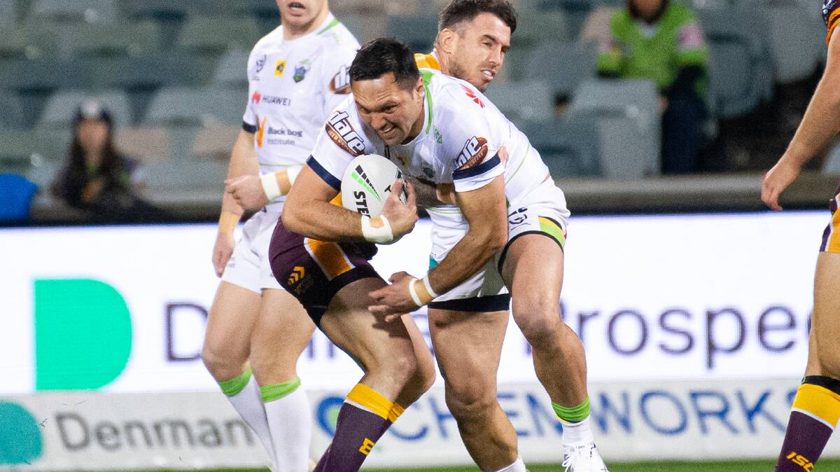 Jordan Rapana is hoping to re-sign with the Raiders for next season. Picture: Elesa Kurtz