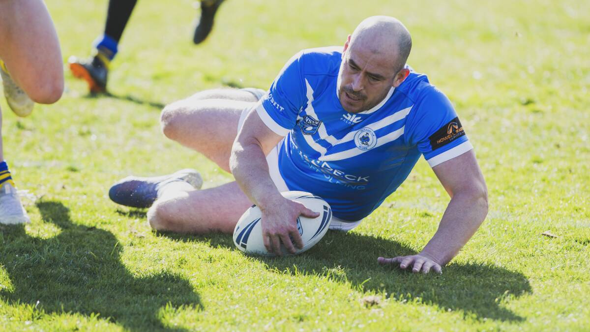 Terry Campese scored a try before being forced from the field with a quad injury. Picture: Dion Georgopoulos.