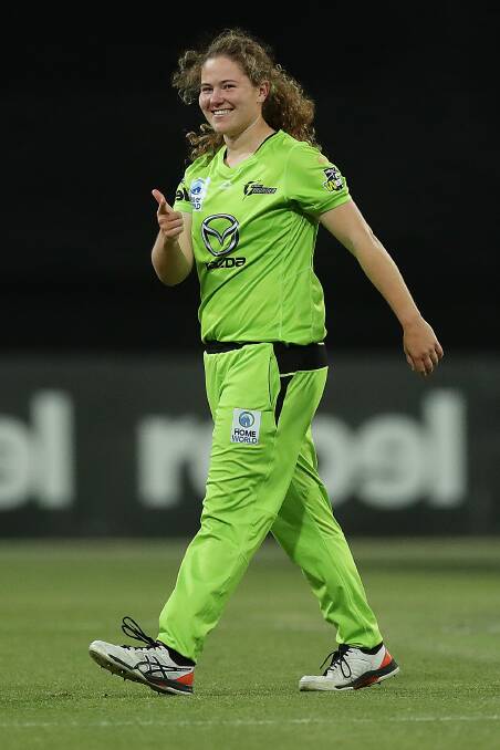 Young star Hannah Darlington has been crucial for the Sydney Thunder this season. Picture: Getty Images