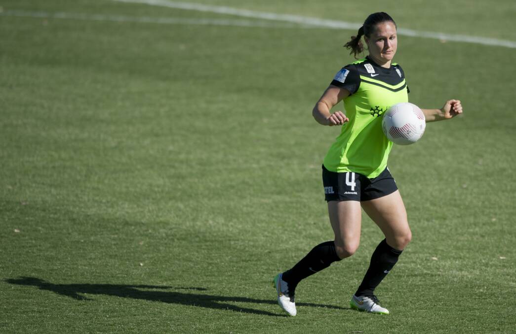Canberra United captain Kendall Fletcher. Picture: Jay Cronan