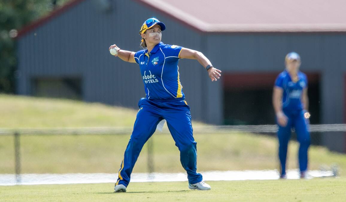 ACT Meteors captain Angela Reakes and her side will now begin their season in December. Picture: Keegan Carroll