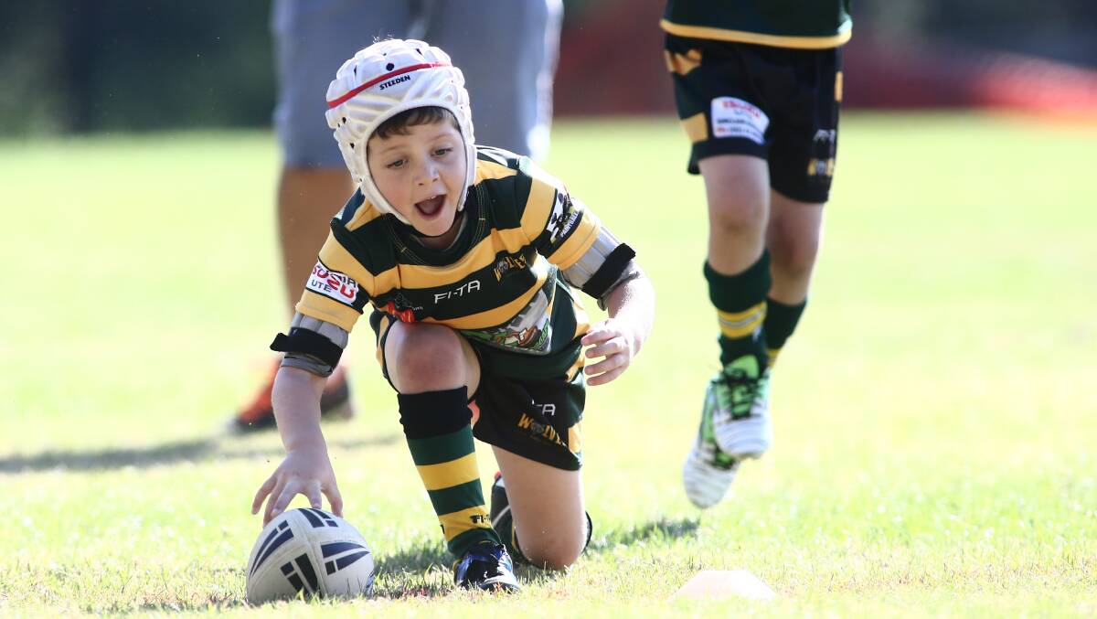 The NSWRL will change its tackling rules for its under-6 competitions in 2022. Picture: Geoff Jones