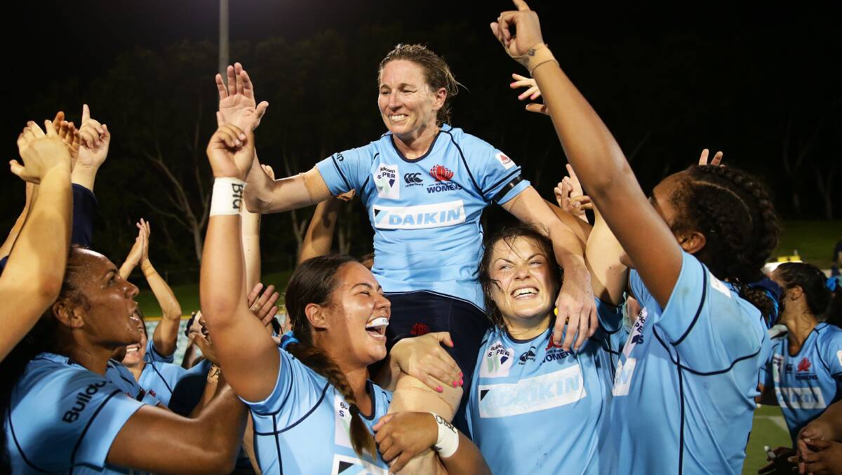 Ashleigh Hewson captained the NSW Waratahs to the first two Super W titles. Picture: Getty