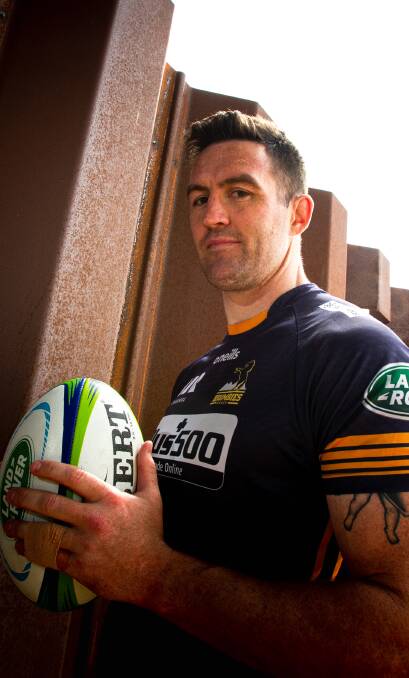 Cadeyrn Neville is back training with the Brumbies after his call up to the Wallabies. Picture: Elesa Kurtz