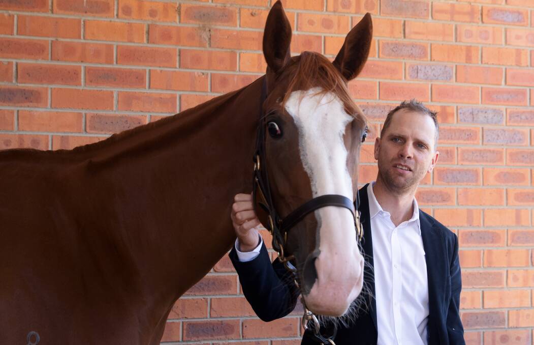 Matthew Dale with star filly Pretty Woman. Picture: Sitthixay Ditthavong