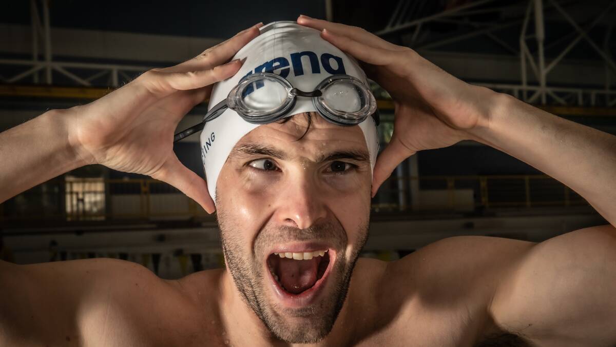 Matt Levy is part of the AIS's Paralympics swimming program. Picture: Karleen Minney