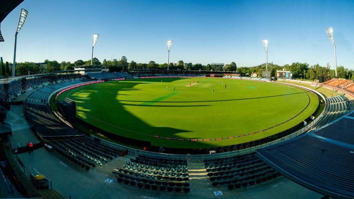 The ACT government has made a bid to host the fifth Ashes Test at Manuka Oval. Picture: Elesa Kurtz