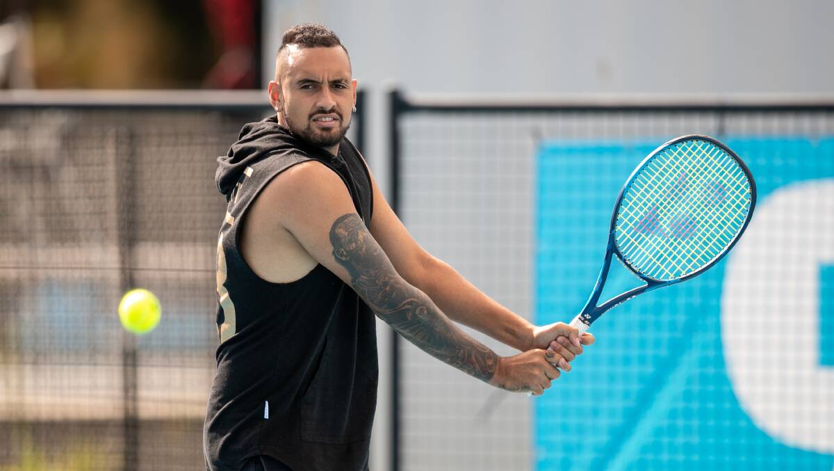 Nick Kyrgios has responded angrily to comparisons with Bernard Tomic. Picture: Keegan Carroll