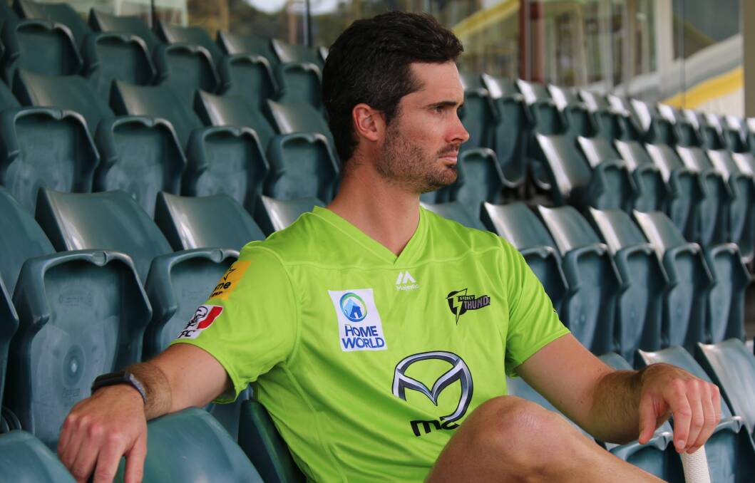 Ben Cutting is looking forward to playing at Manuka Oval after joining the Sydney Thunder. Picture: Sydney Thunder