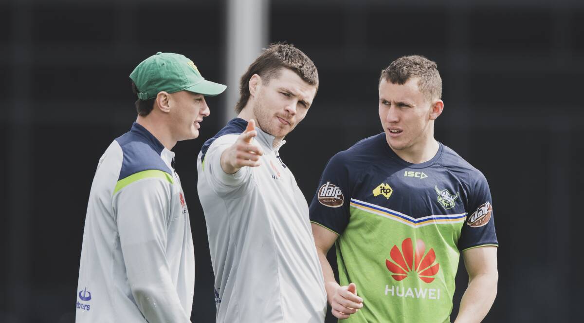 John Bateman is part of Canberra's Wigan connection. Picture: Dion Georgopoulos.