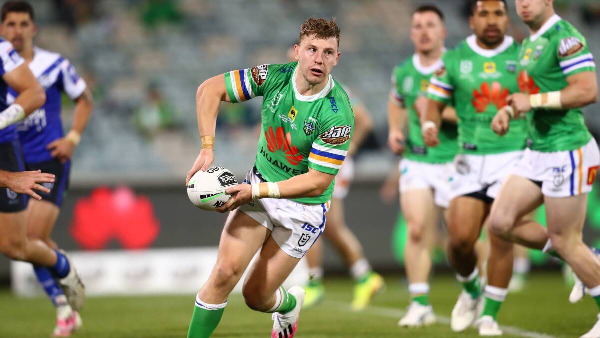 George Williams helped orchestrate Canberra's comeback win over Canterbury on Sunday night. Picture: NRL Imagery