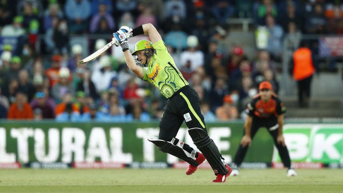 Sam Billings crafted a majestic 67 for the Thunder on Tuesday night. Picture: Keegan Carroll