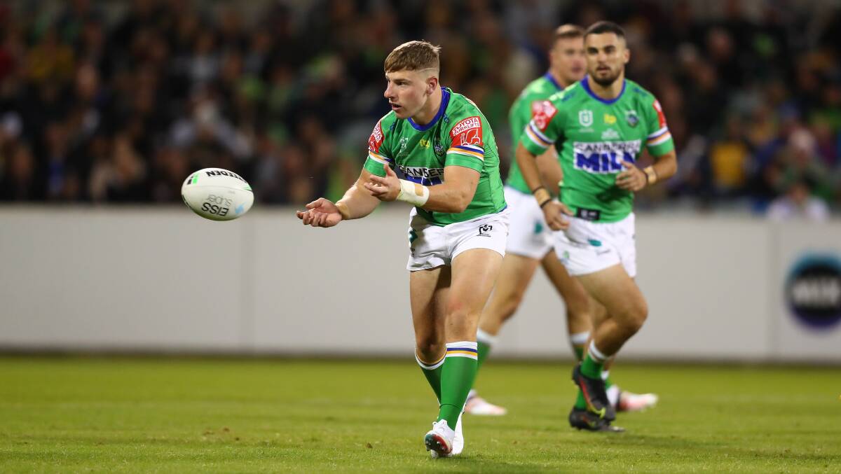 George Williams served just 18 months of his three-year contract with the Canberra Raiders. Picture: Keegan Carroll