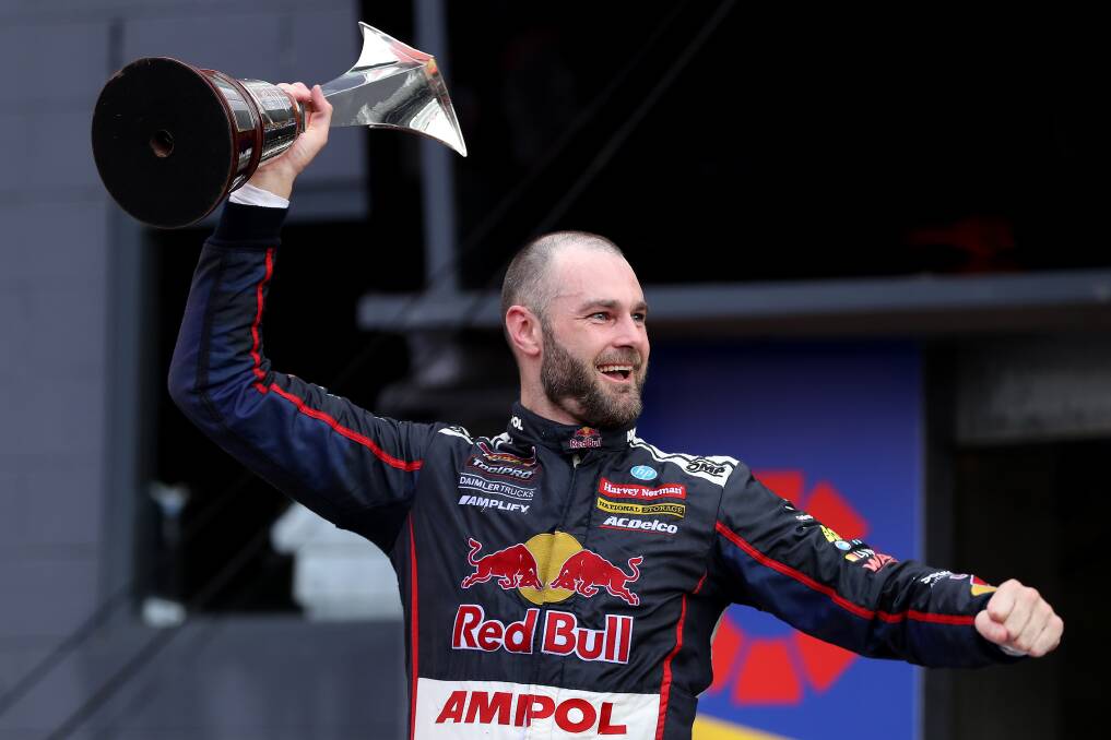 Supercars champion Shane van Gisbergen will drive in April's National Capital Rally. Picture: Getty