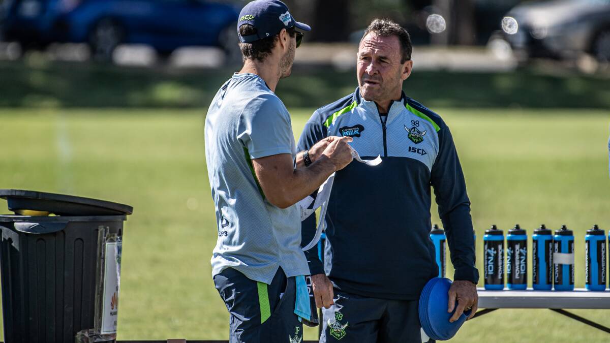 Ricky Stuart and his coaching staff are looking into how to improve sleep after away games. Picture: Karleen Minney