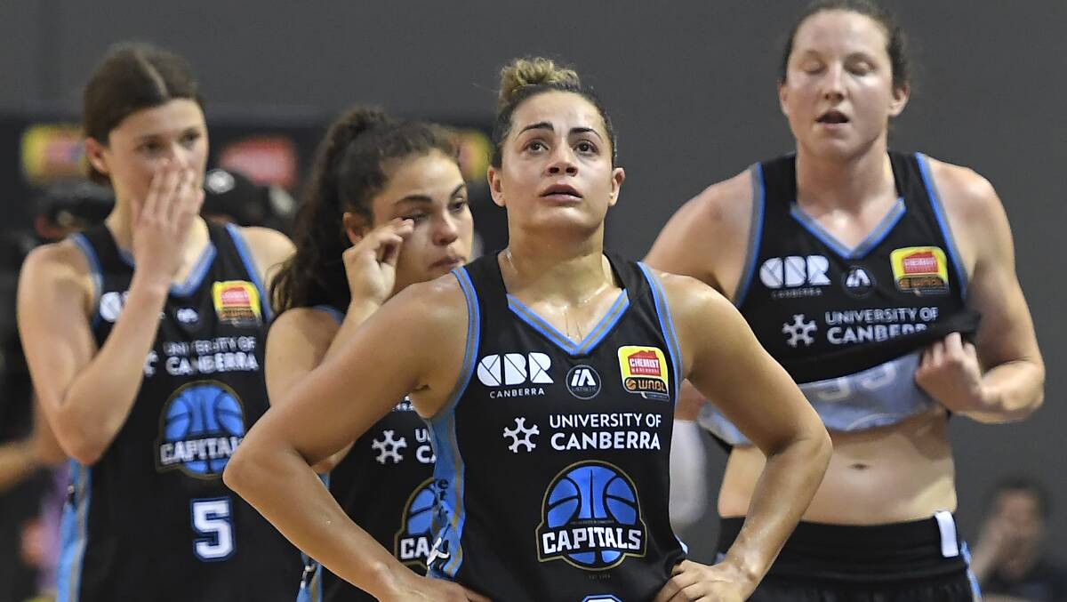 Maddi Rocci was one of several Capitals players carrying injuries this season. Picture: Getty
