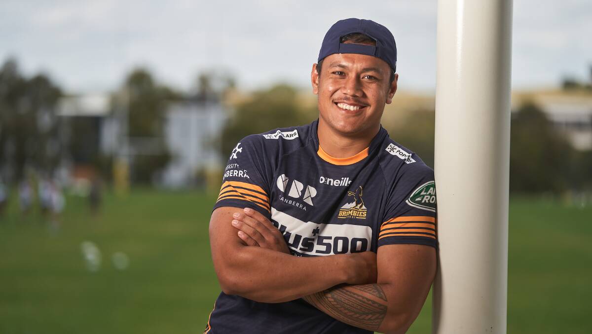 Sapsford will join the likes of Len Ikitau in the Brumbies' centres ranks. Picture: Matt Loxton