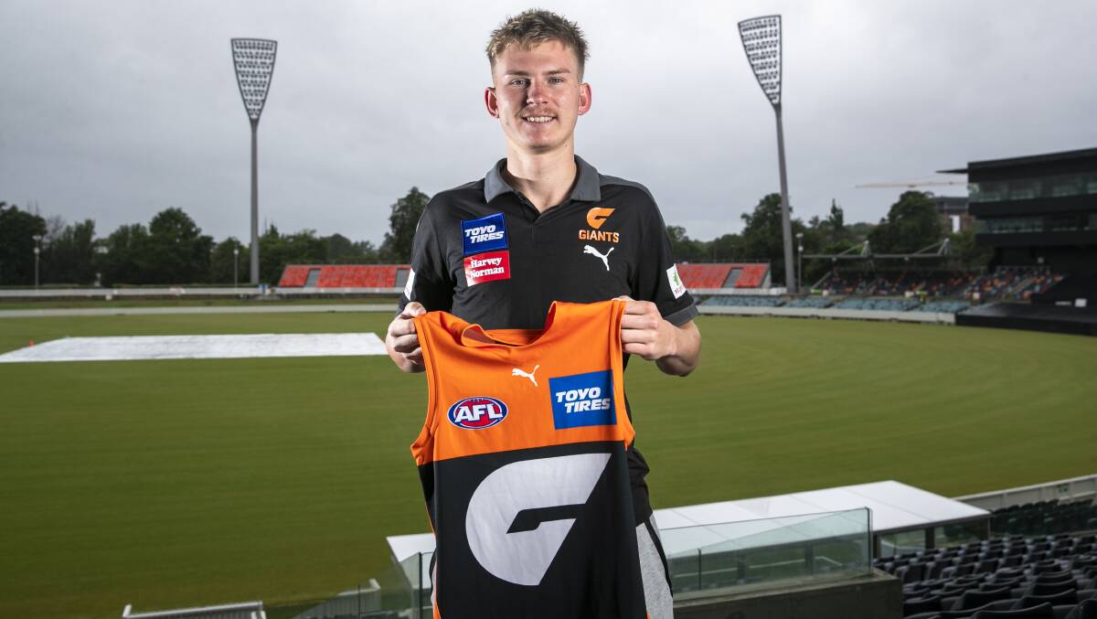 Josh Fahey was drafted to the GWS Giants on Thursday night. Picture: Keegan Carroll
