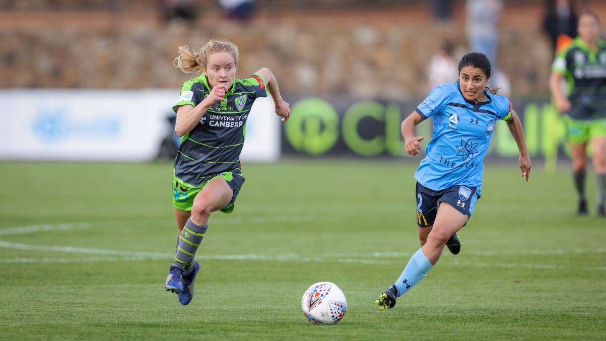 Paige Satchell has been a key part of Canberra United's W-League finals push. Picture: Sitthixay Ditthavong
