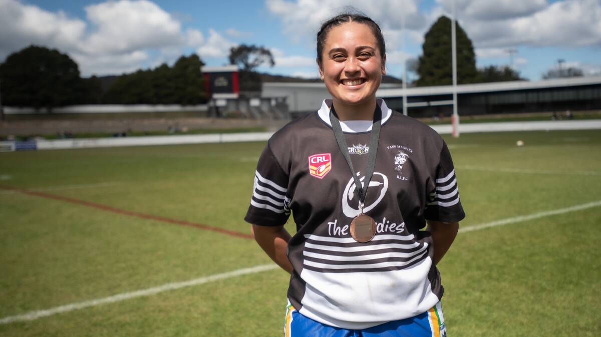 Yass Magpies captain Samara Afele will join the Cronulla Sharks next season. Picture: CRRL
