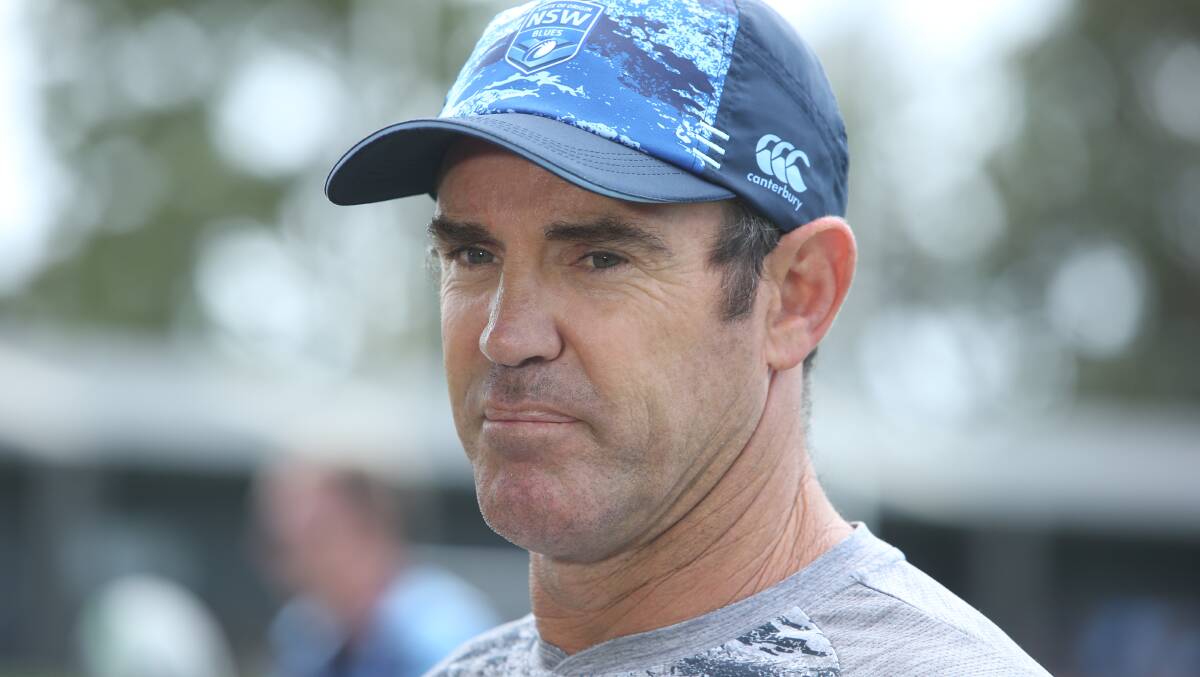 NSW Blues coach Brad Fittler was one of Jim Martin's ex students. Picture: Getty