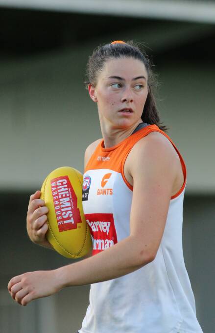 Belconnen junior Emily Pease will make her AFLW debut on Sunday. Picture: Supplied