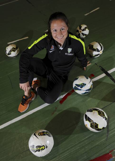 Kendall Fletcher is back at Canberra United. Picture: Graham Tidy