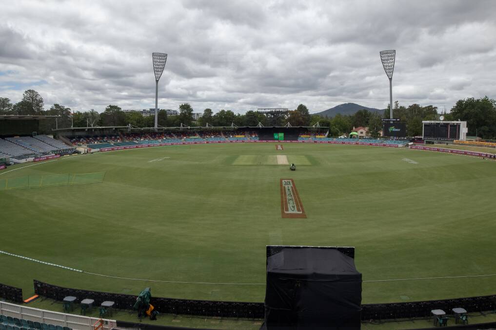 Manuka Oval will host just two Big Bash League games this season. Picture: Sitthixay Ditthavong