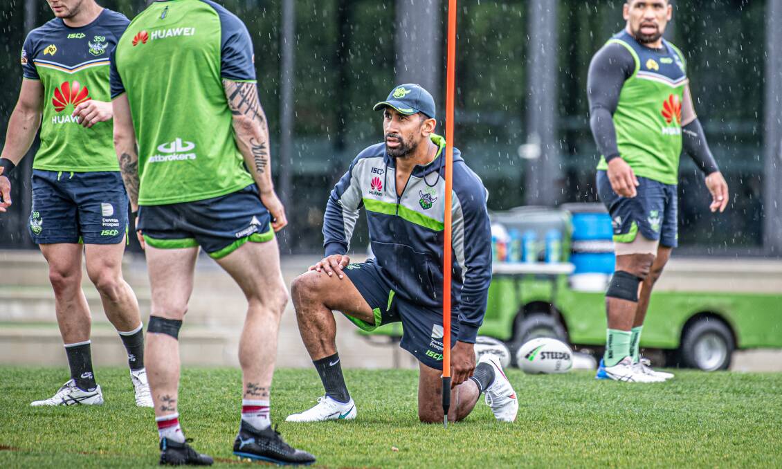 Sia Soliola has signed a one-year contract extension at the Canberra Raiders. Picture: Karleen Minney.