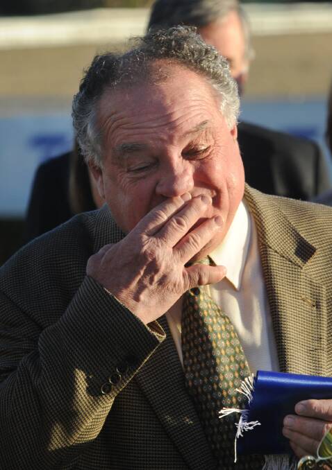 Legendary Queanbeyan trainer Frank Cleary won the 2009 Queanbeyan Cup with Bomber Command. Picture: Richard Briggs