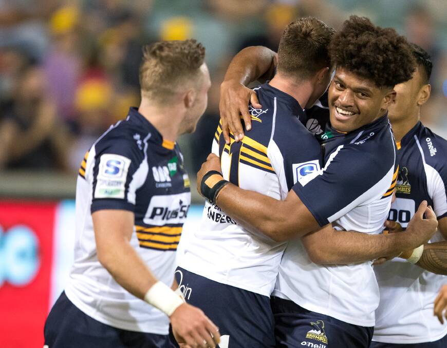 Rob Valetini was voted by his teammates as the Brumbies' best this season. Picture: Sitthixay Ditthavong