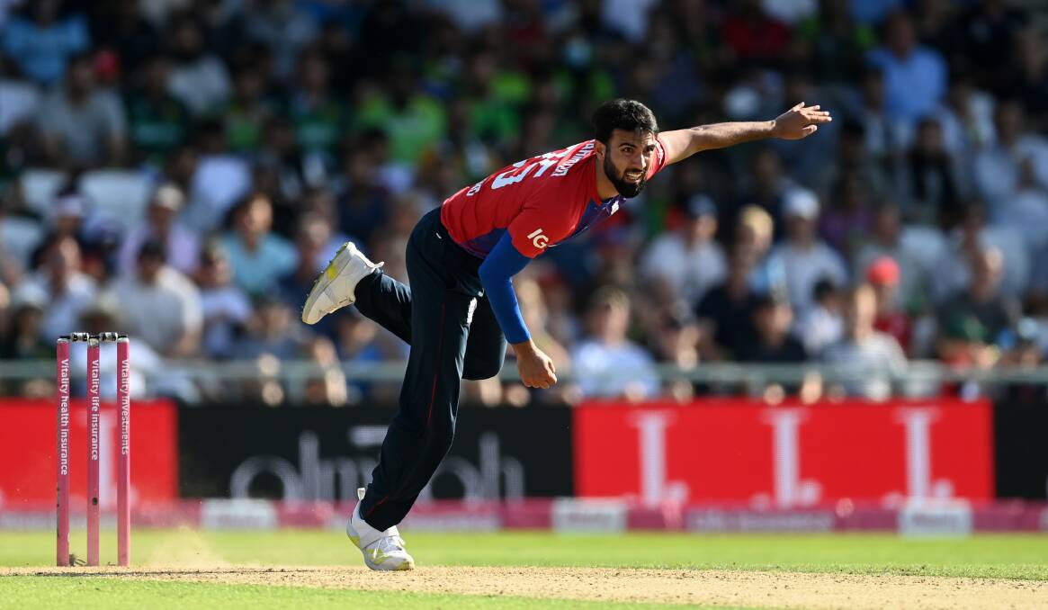 England quick Saqib Mahmood will join the Sydney Thunder this summer. Picture: Getty 