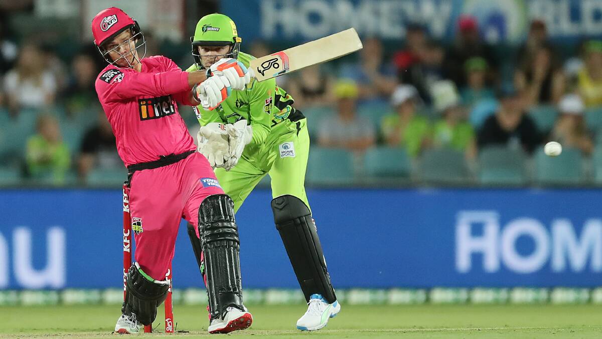 Josh Philippe destroyed the Thunder bowling on Wednesday night. Picture: Getty