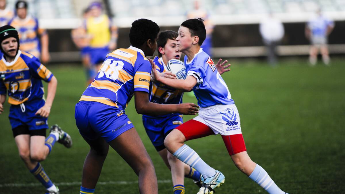 Junior rugby league in Canberra has also been cancelled. Picture: Rohan Thomson