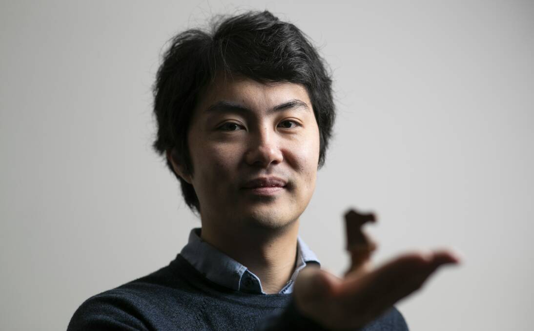 ACT Chess champion and International Master Junta Ikeda will contest the NSW Open this weekend. Picture: Keegan Carroll