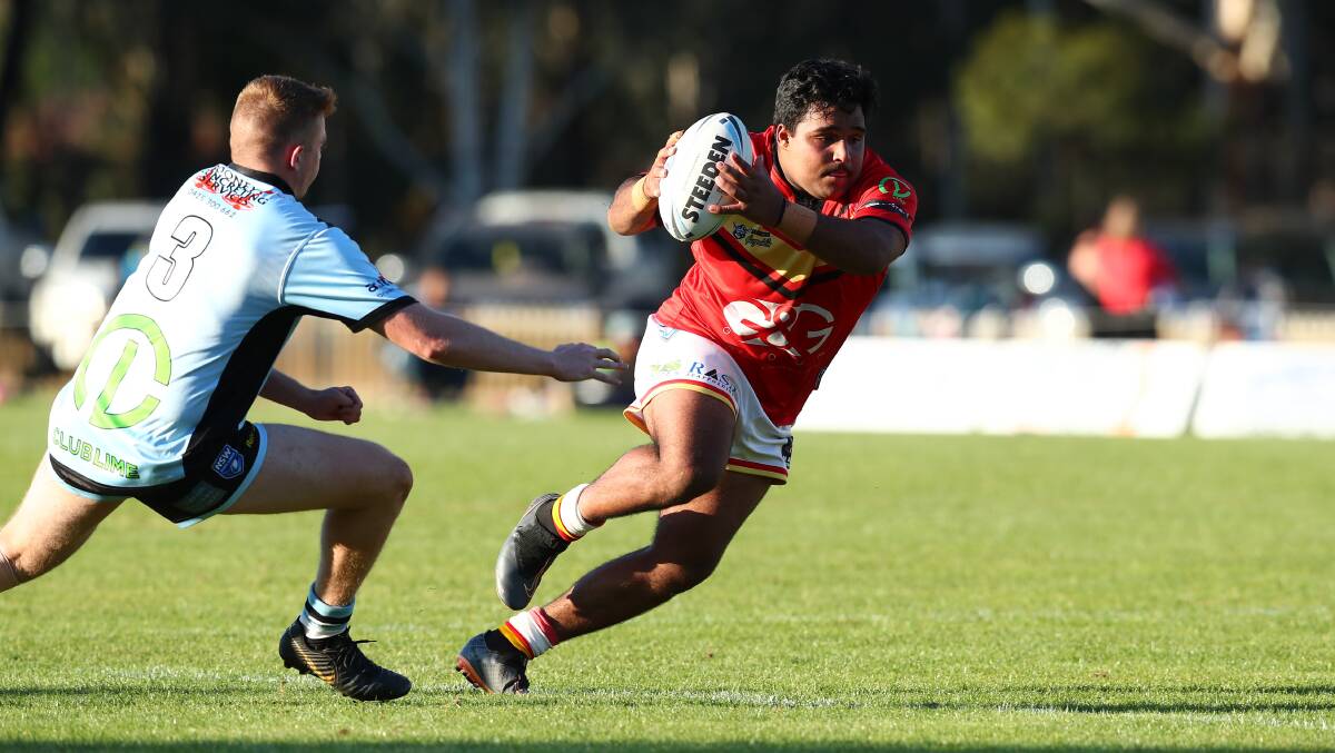 Matthew Richards was in superb form for the Gungahlin Bulls on Saturday. Picture Keegan Carroll
