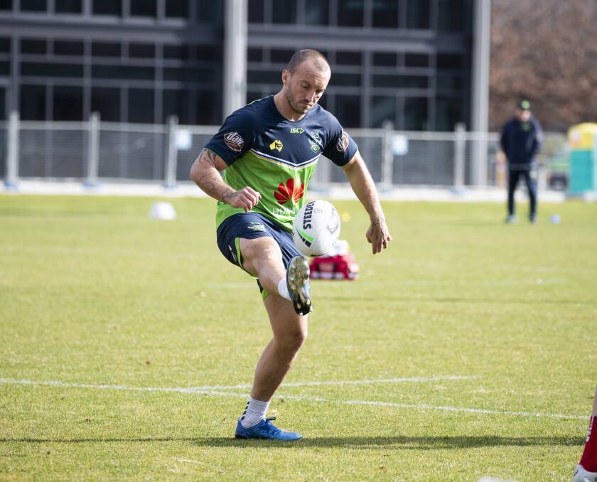 Josh Hodgson is expected at preseason Raiders training on Friday. Picture: Sitthixay Ditthavong