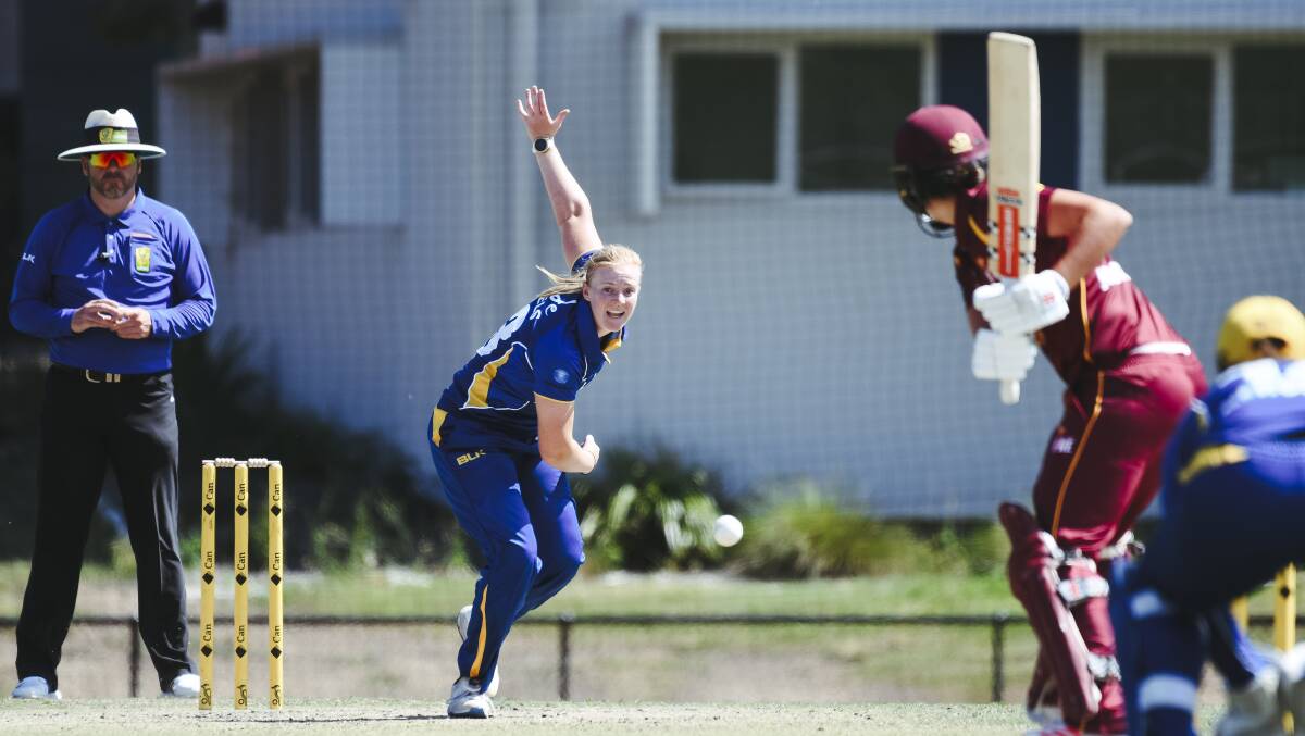Olivia Porter is eyeing off a Women's Big Bash debut after missing last season with a leg injury. Picture: Dion Georgopoulos