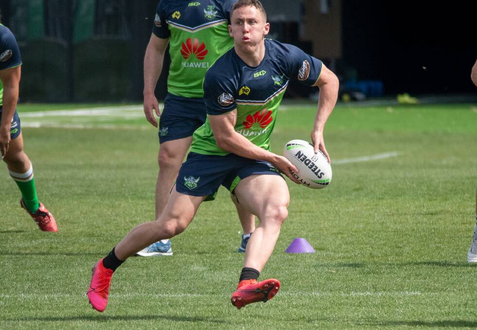 Raiders young gun Adam Cook will debut for the Raiders on Saturday. Picture: Canberra Raiders