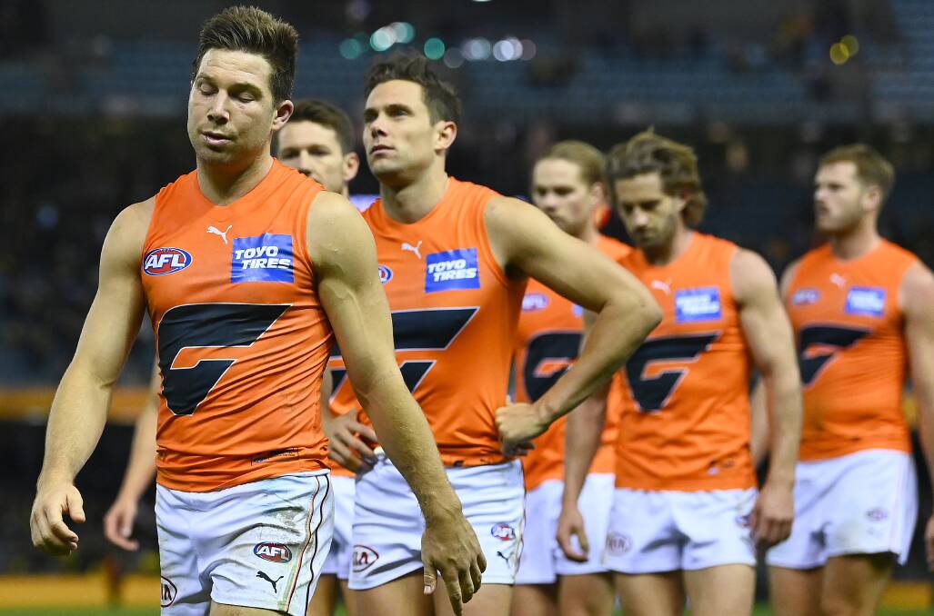 The Giants' final AFL fixture in Canberra this season is in serious doubt due to the rapidly escalating COVID-19 situation. Picture: Getty