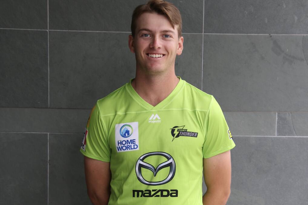 Baxter Holt has signed on with the Sydney Thunder. Picture: Supplied.